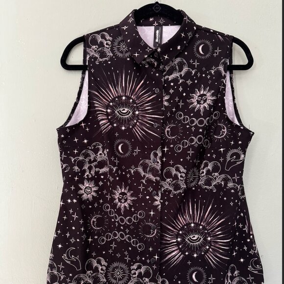 Black Milk Work It Shirt Celestial print - Picture 4 of 10